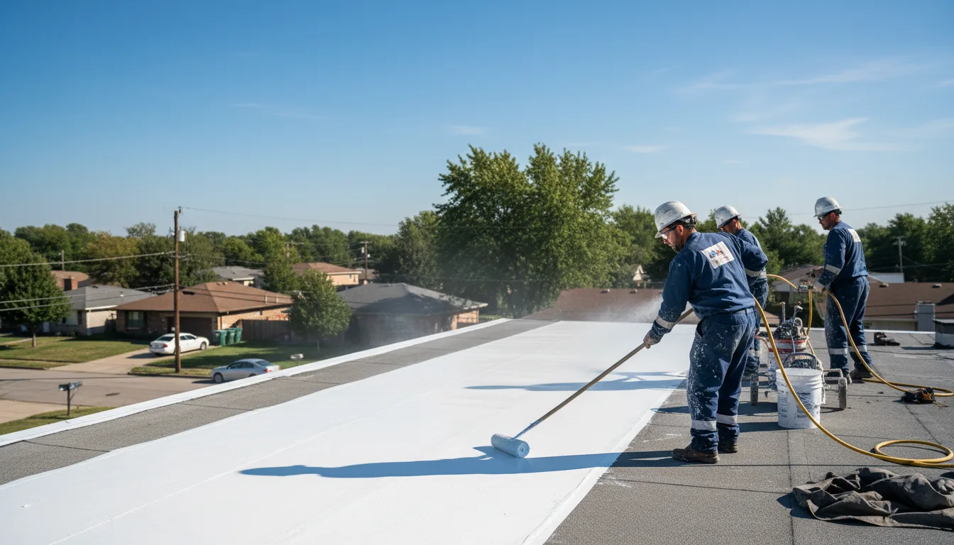 Commercial roof coating in Bogue, KS near me